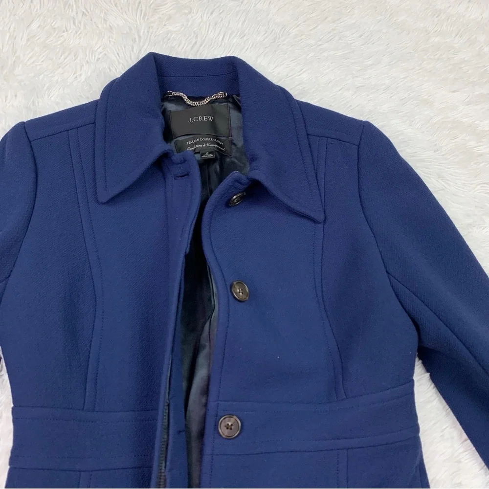 J Crew Classic lady day coat in Italian double-cloth wool with Thinsulate - Picture 10 of 11